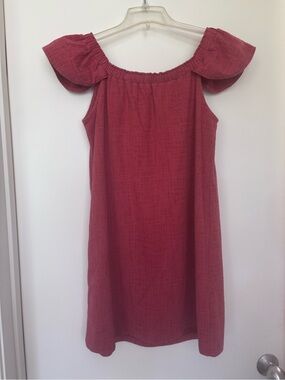 Madewell off-the-shoulder dress 🏵️